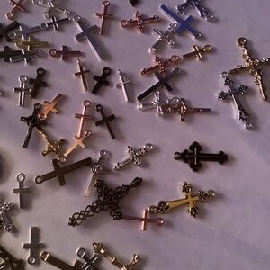 Pendents crosses different styles
